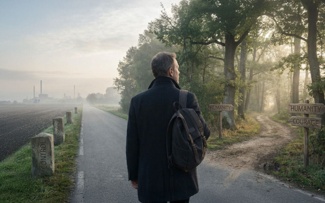 Some paths find their way here gradually.